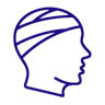icon of person with a bandaged head